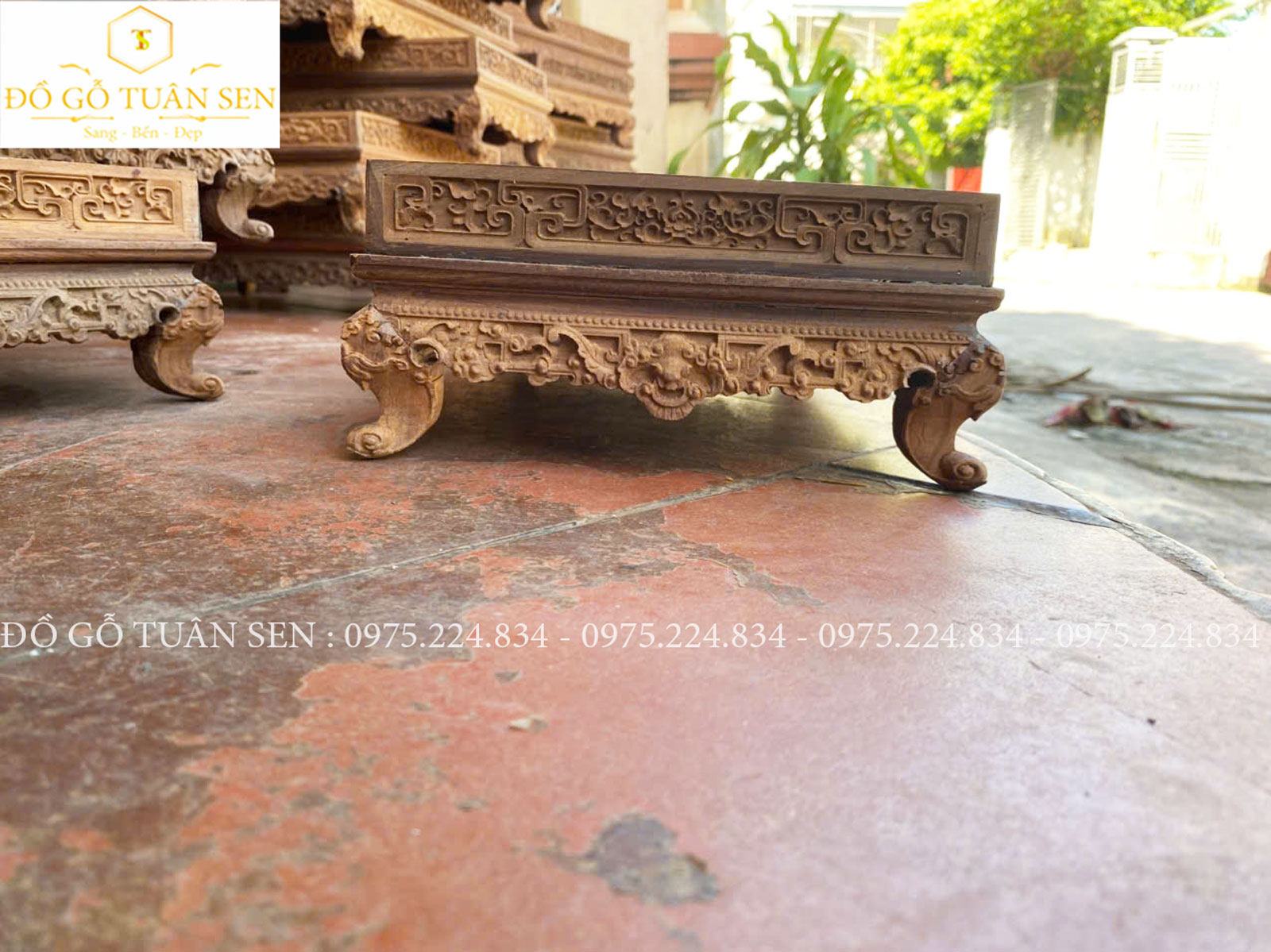 Vẻ đẹp khay trà gỗ gụ ts2
